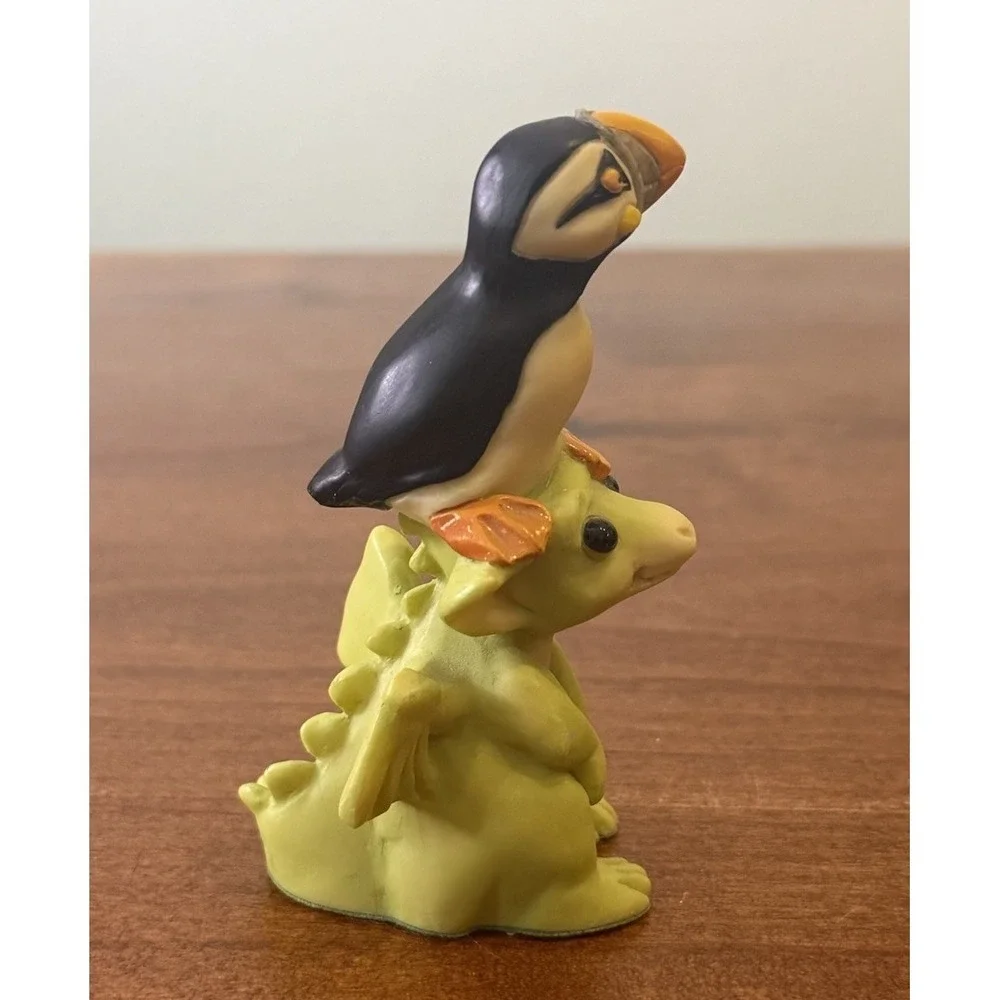 Whimsical World of Pocket Dragons Real Musgrave "He Ain't Heavy He's My Puffin" - Picture 4 of 5